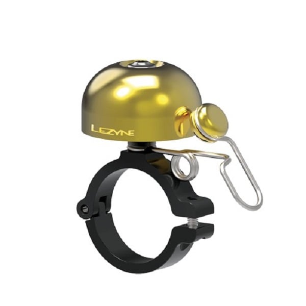 Lezyne Classic Brass Bell Hard Mount Black/Gold