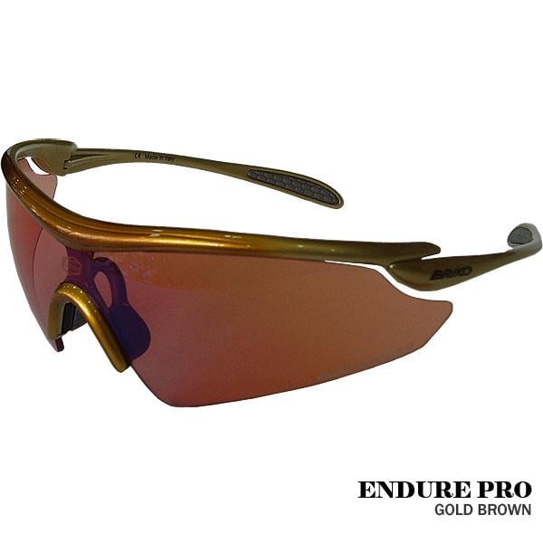 Briko Endure Pro Cycling Goggles Sunglasses 23g Gold Brown
