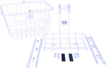 WALD 3339 W/CARGO RACKÊÊWHITE BASKET