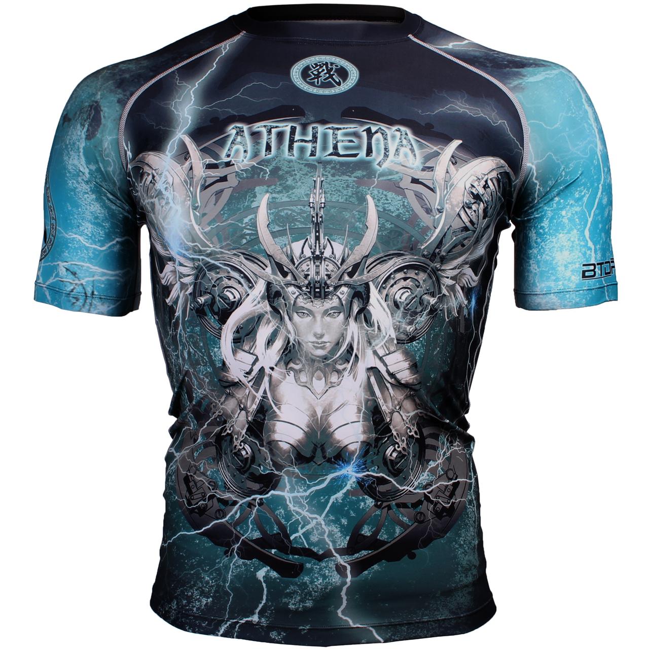 Btoperform Athena Full Graphic Compression Short Sleeves Shirts FX-304