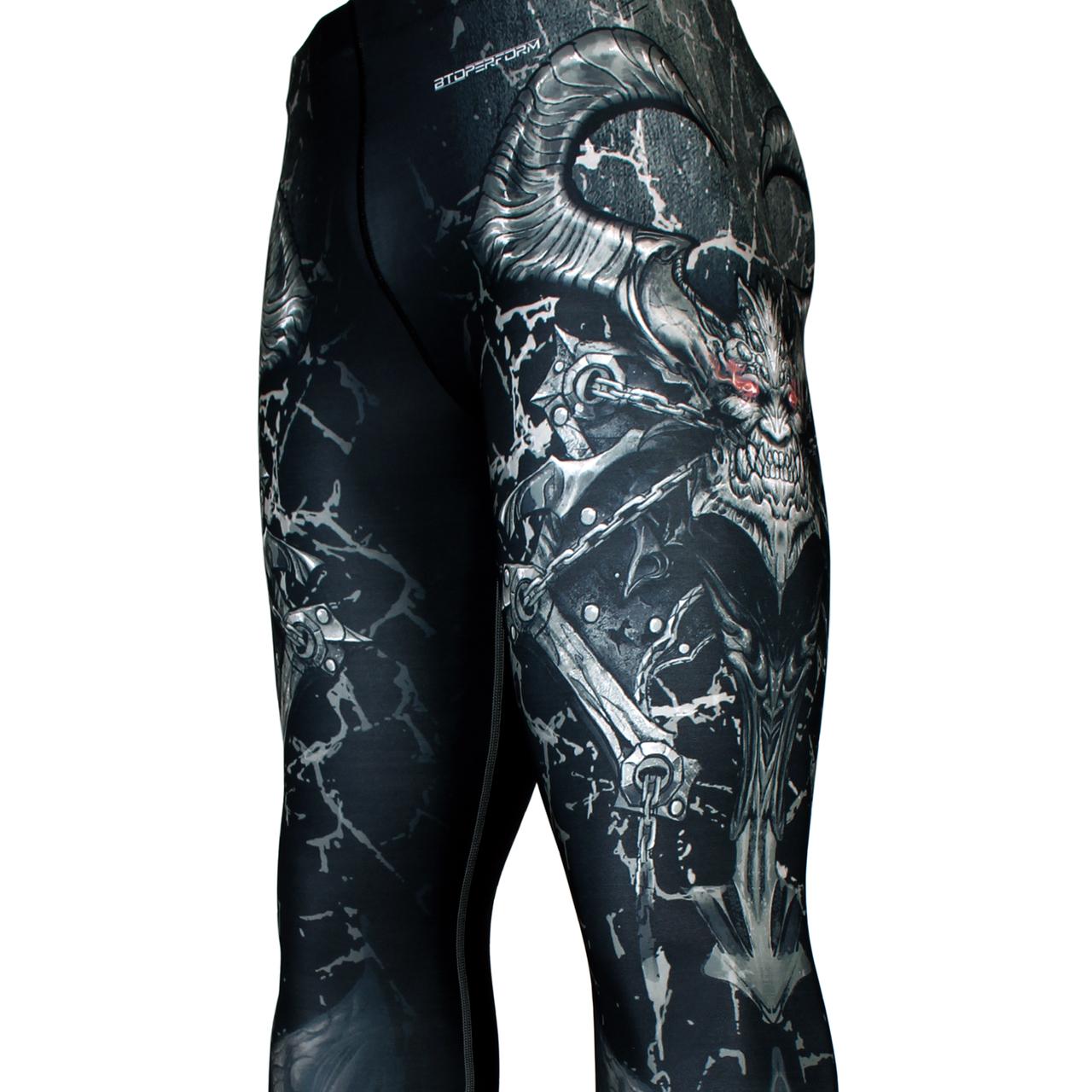 Btoperform Gatekeeper of Hell FY-101 Compression Leggings Bottom MMA Tights Yoga