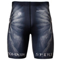 Btoperform Mohawk Spirit - Black Full Graphic Compression Shorts FY-302K