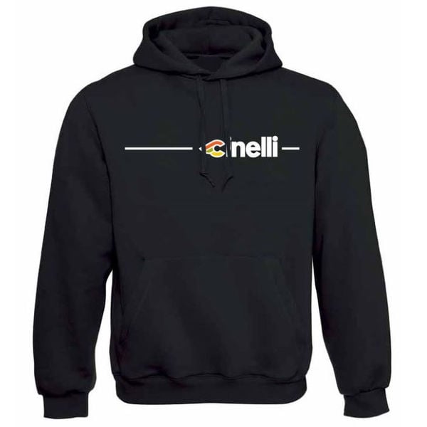 Cinelli Supercorsa Black Hoodie Sweatshirt