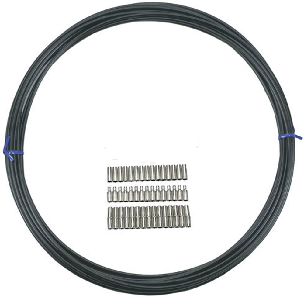 SHIMANO SP51 SHIFT HOUSING 5mm x 25FT BLK w/ END CAPS