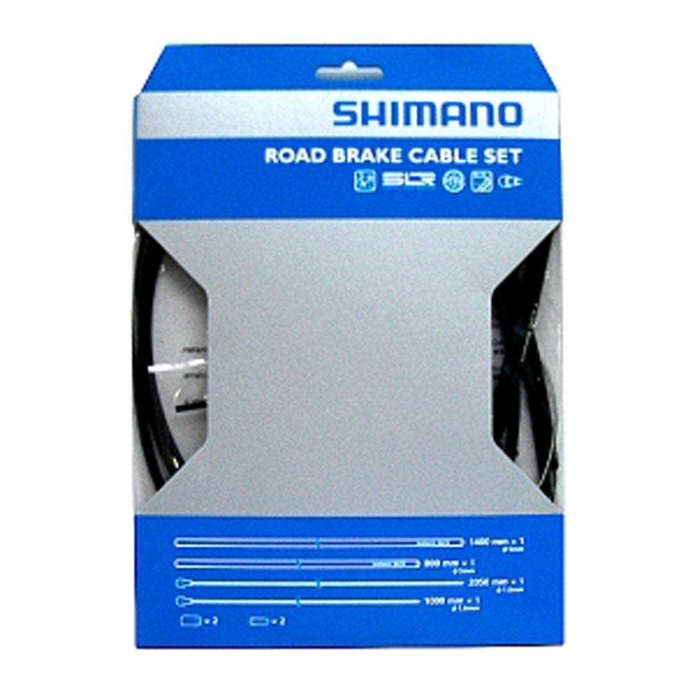 SHIMANO PTFE ROAD BRAKE CABLE & HOUSING SET BLACK
