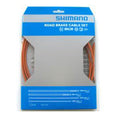 SHIMANO PTFE ROAD BRAKE CABLE & HOUSING SET ORANGE