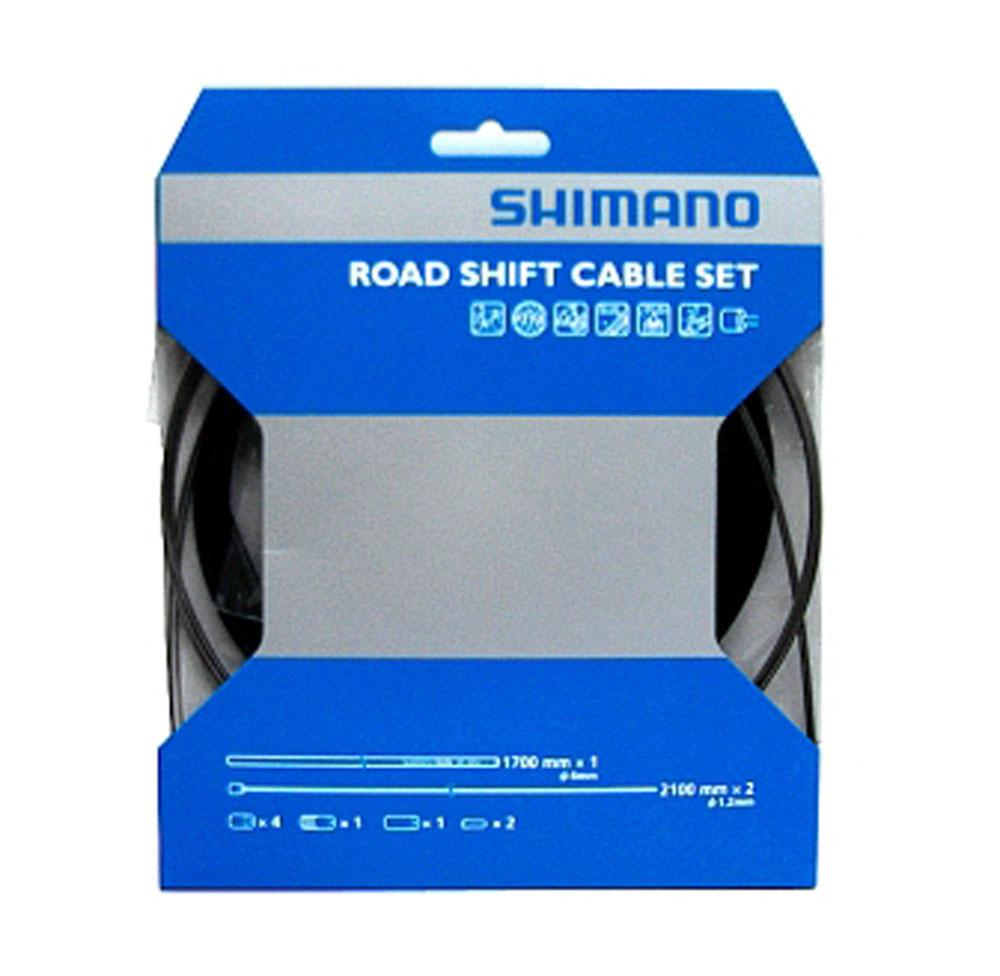 SHIMANO PTFE ROAD SHIFT CABLE & HOUSING SET BLACK
