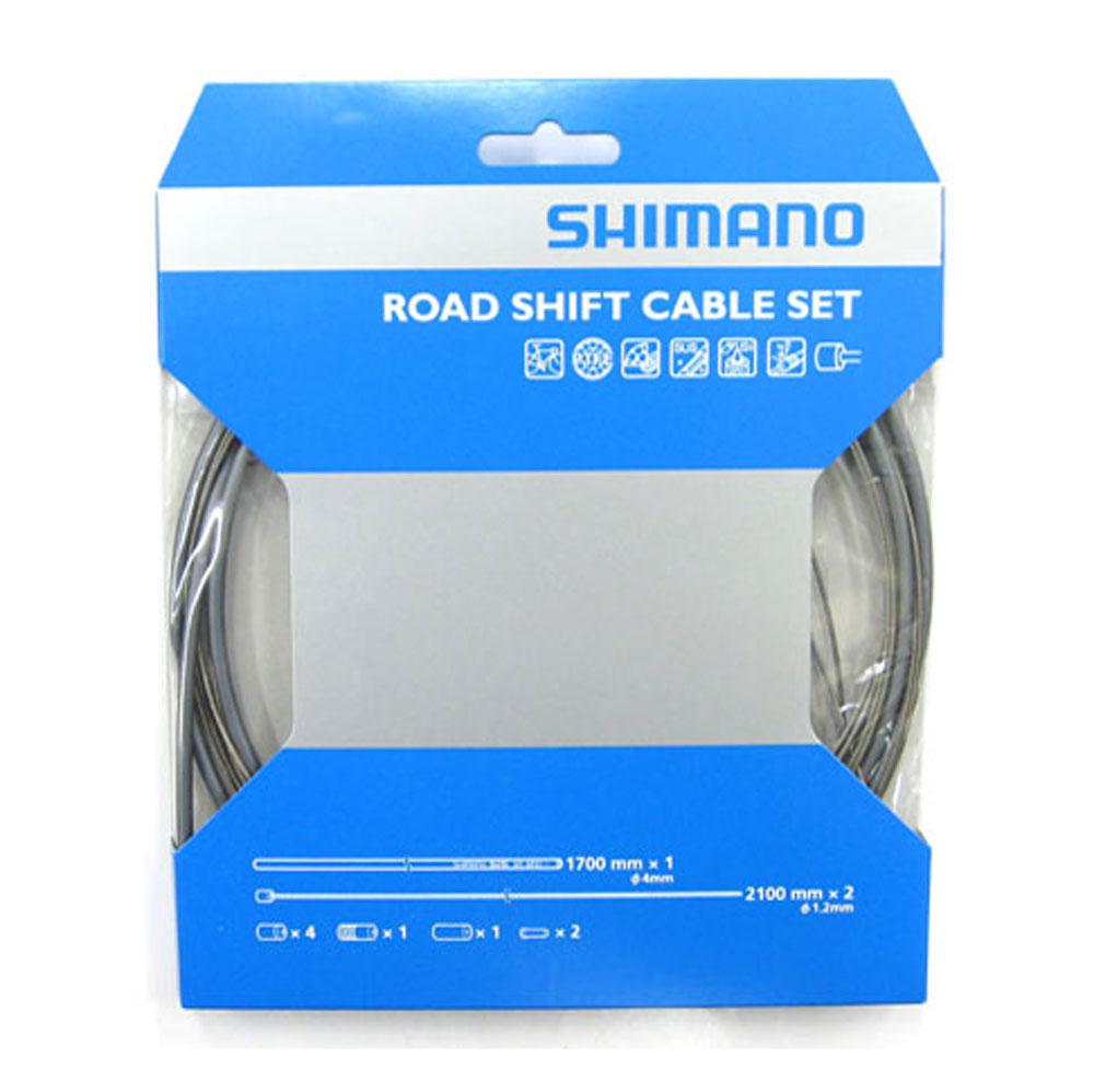 Shimano Ptfe Road Shift Cable & Housing Set - Grey