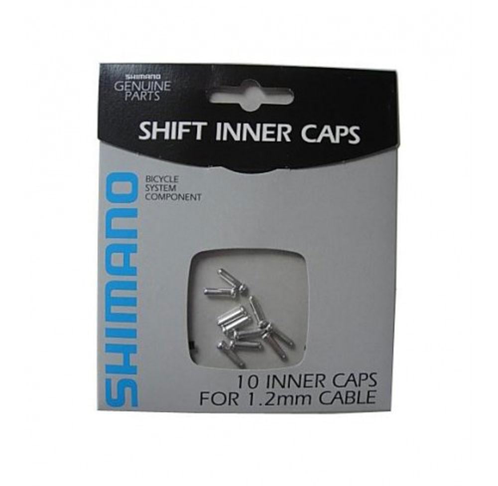 SHIMANO DERAILLEUR CABLE END CAP 1.2mm 10 PACK