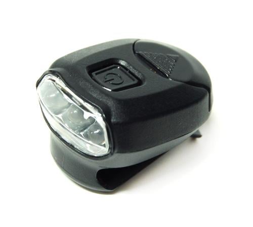 BicycleHero Cap Light 3 LED Super Bright Black