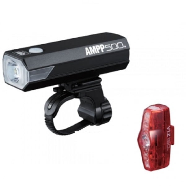 Cateye AMPP500 Light + VIZ150 Safety Lamp Set