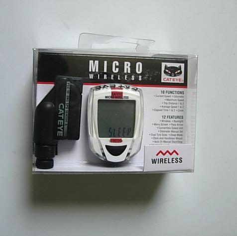 Cateye CC-MC100W cycling computer backlight white