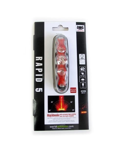 Cateye TL-LD650 bicycle safety lamp rear light LED 