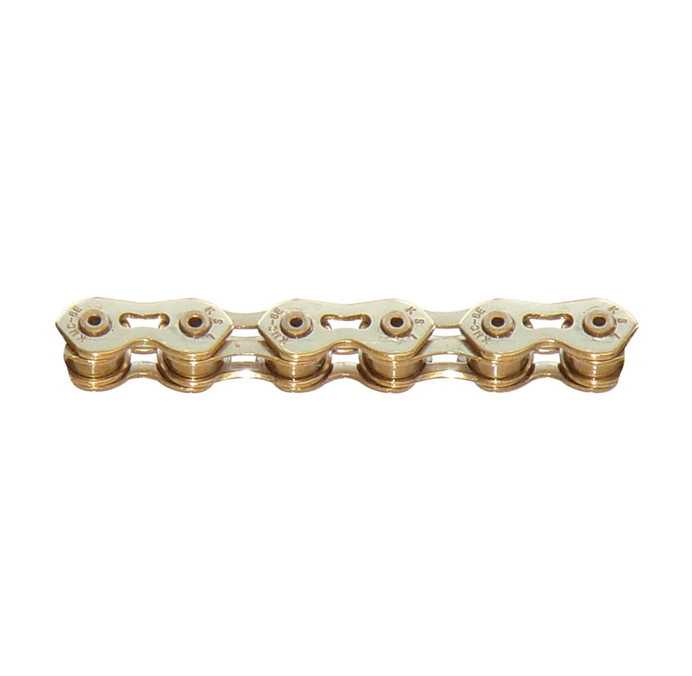 CHAIN 1SP 1/8 KMC K710SL HOLLOW PLATES/PIN GLD