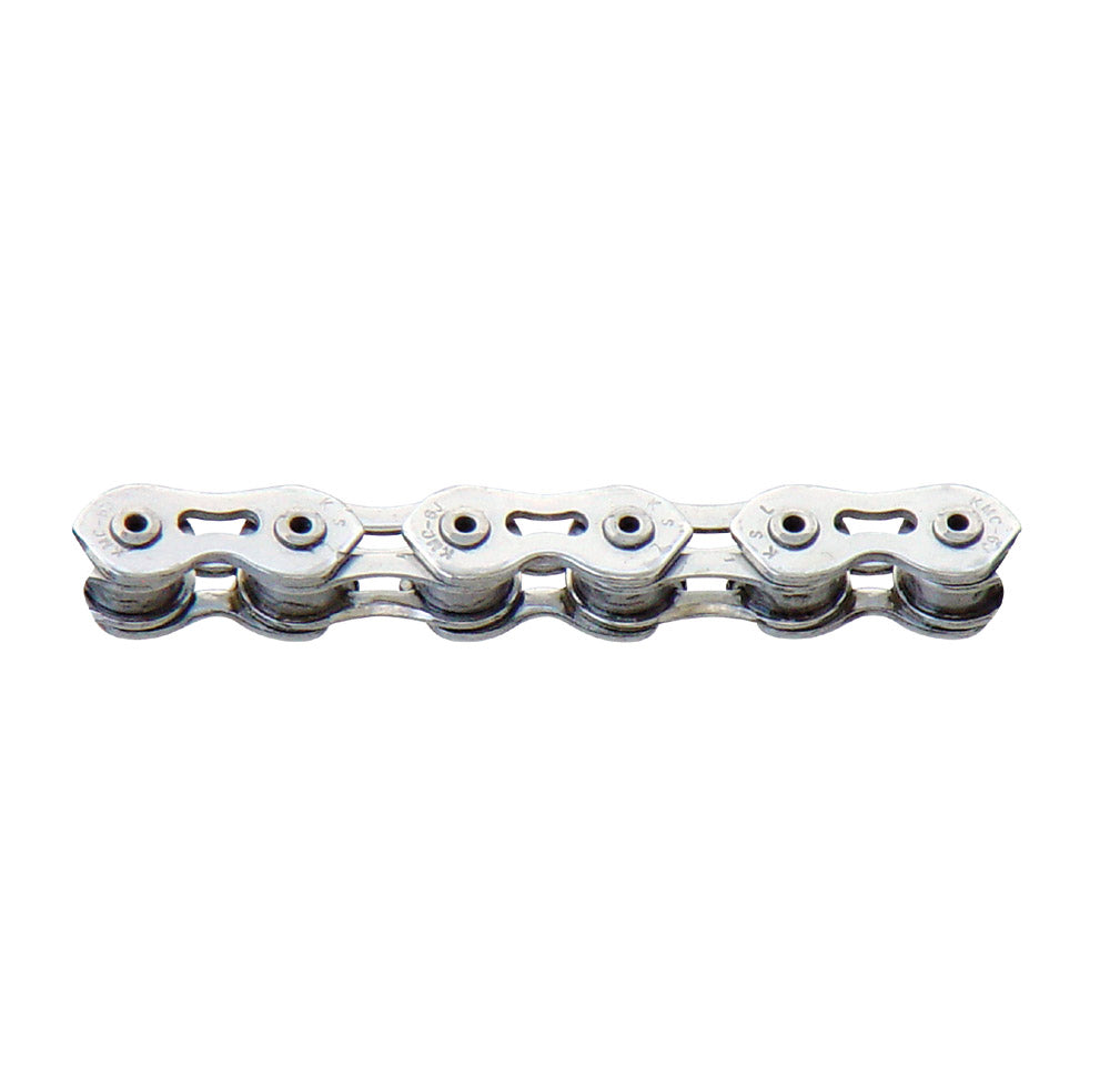 CHAIN 1SP 1/8 KMC K710SL HOLLOW PLATES/PIN SIL