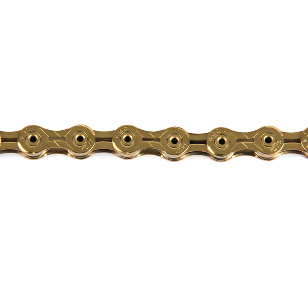 CHAIN 11SP KMC X11SL HOLLOW PLATES/PIN  TI GLD