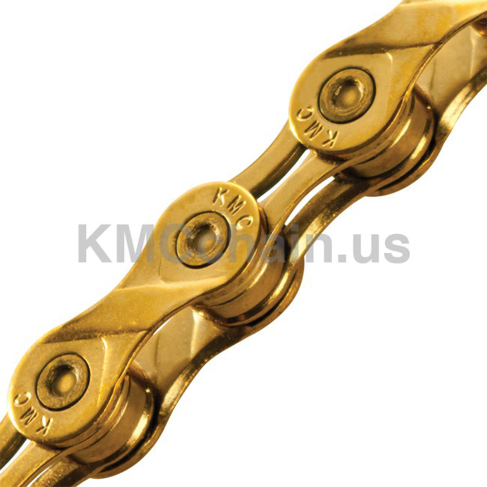 CHAIN 9SP KMC X9L CUT OUT INNER PLATE TI GLD