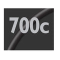 Chaoyang Tube Ornate 700X25/38C 48mm Presta 50