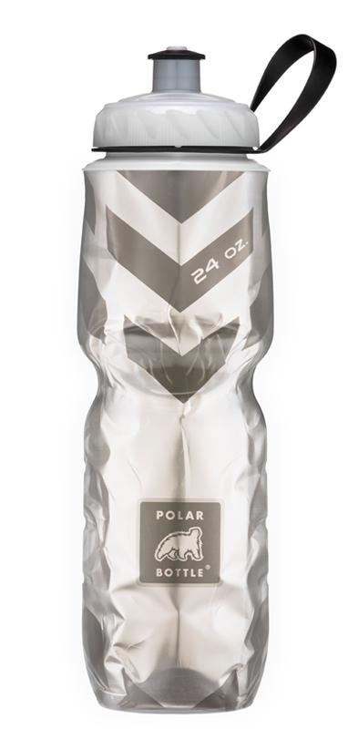 Polar Chevron 24oz Water Bottle Black 