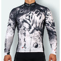 Btoperform CJ-138 Long Sleeve Cycling Jersey Roaring Tiger