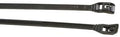 Cobra 11x50lb Low Profile UV Black Zip Ties Bag Of 100