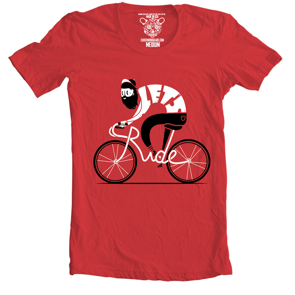 CWG LETS RIDE MENS RED SM
