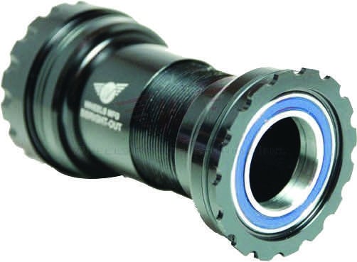 BOTTOM BRACKET Wheels Mfg BBRIGHT SRAM 24/22mm Fit OUTBOARD ABEC-3 THREAD TOGETHER BLK