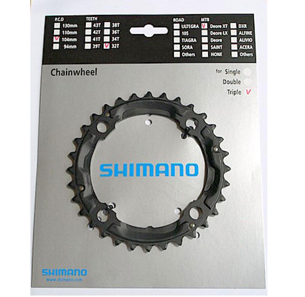 SHIMANO FC-M760 XT 32T 104BCD 9-SPEED BLACK