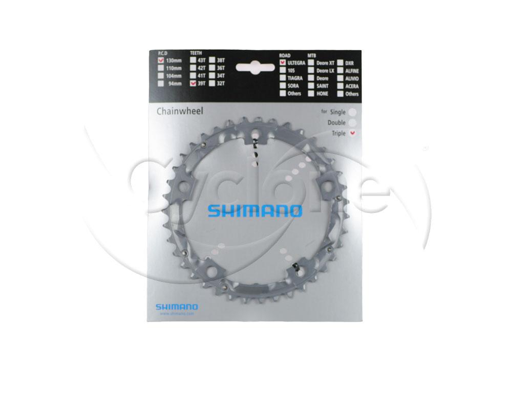 SHIMANO FC-6603 ULTEGRA 39T 130BCD 10-SPEED SILVER