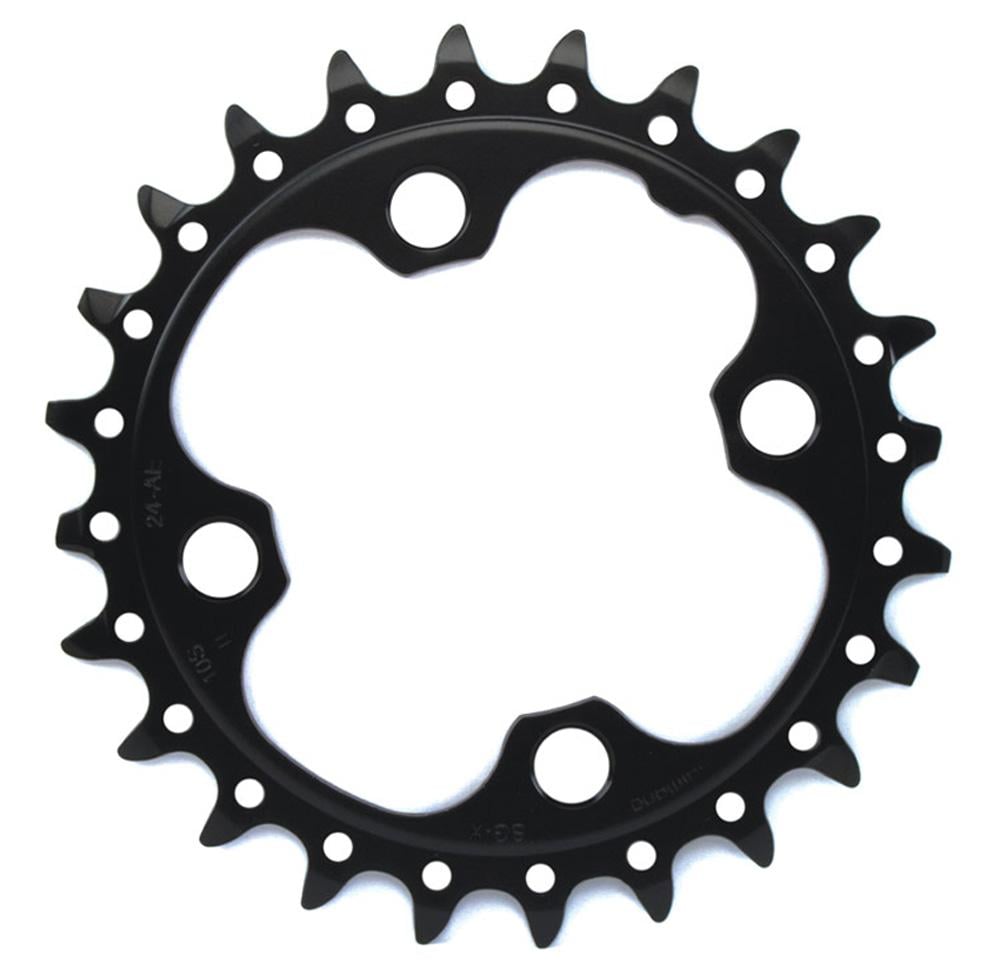 SHIMANO FC-M660 SLX 24T 64BCD 10-SPEED AE-TYPE BLACK