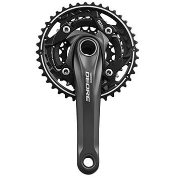SHIMANO FC-M610 DEORE 170 42/32/24T 10-SPEED w/ BB BLACK