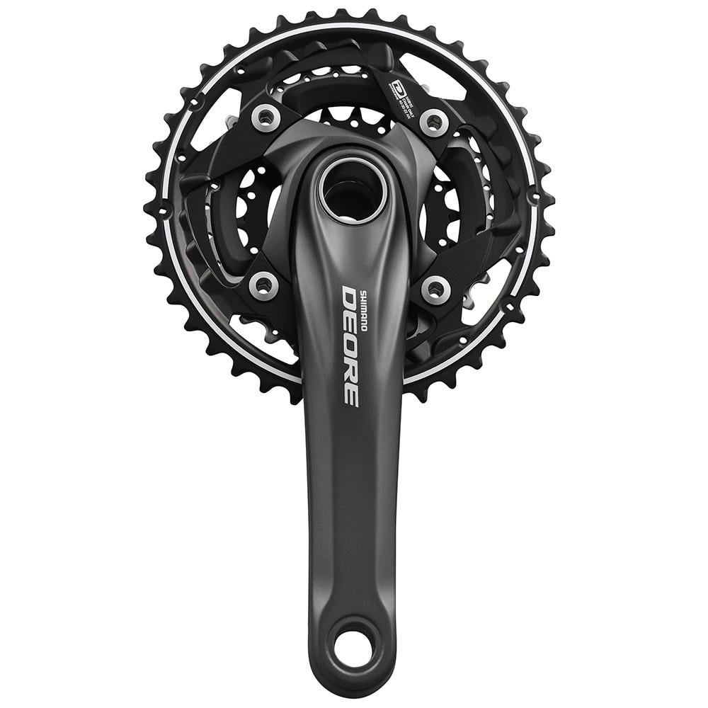 SHIMANO FC-M612 DEORE 175 40/30/22T 10-SPEED w/ BB BLACK