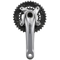 SHIMANO FC-M615 DEORE 175 38/24T 10-SPEED w/ BB SILVER