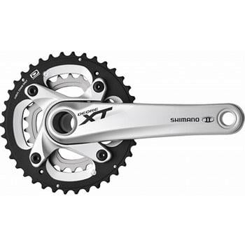 SHIMANO FC-M785 XT 175 38/26T 10-SPEED w/ BB SILVER