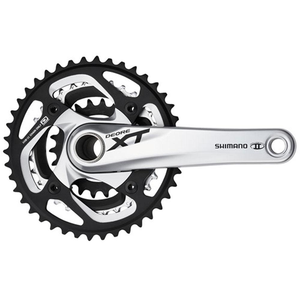 SHIMANO FC-M780 XT 165 42/32/24 10-SPEED w/ BB SILVER