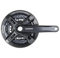 SHIMANO FC-M171 ALTUS 170 42/34/24T 6/7/8SP SQUARE TAPER w/ CG BLACK