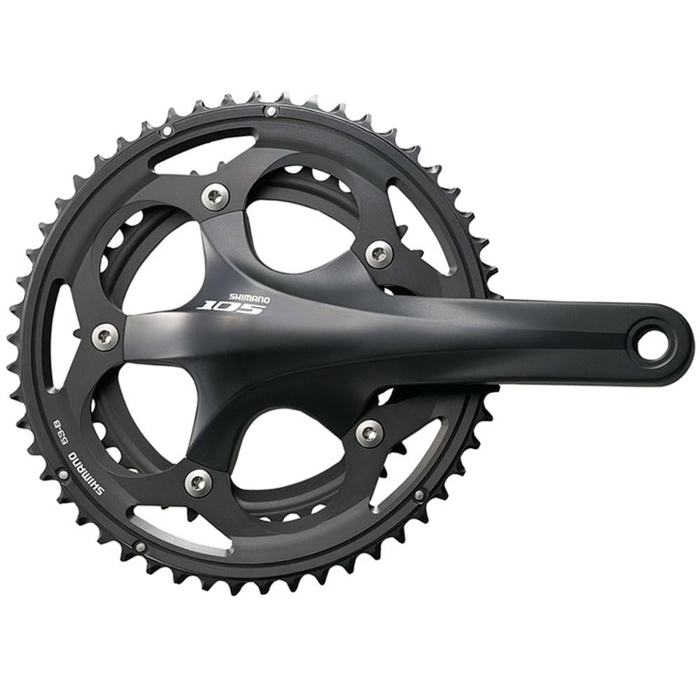 SHIMANO FC-5700 105 165 53/39T 10-SPEED BLACK w/o BB