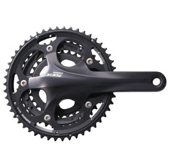 SHIMANO FC-5703 105 172.5 50/39/30T 10-SPEED BLACK w/o BB