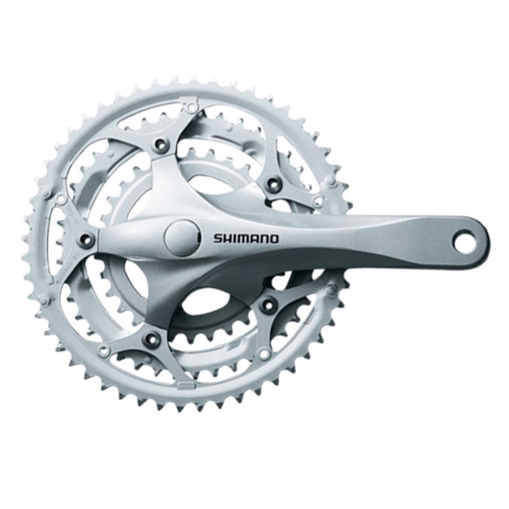 SHIMANO FC-2303 170 52/42/30T 8-SPEED SILVER SQUARE TAPER