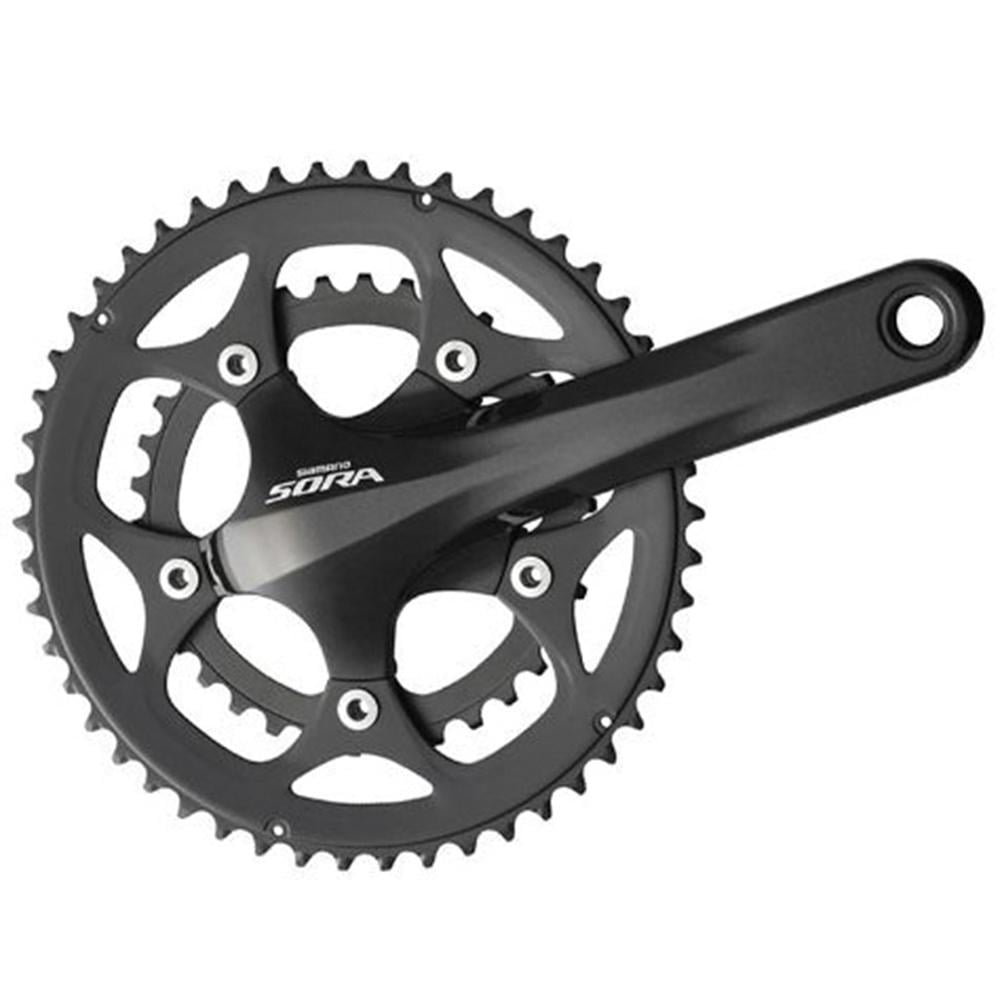 SHIMANO FC-3550 SORA 175 50/34T 9SP w/o BB HOLLOWTECH II BLACK