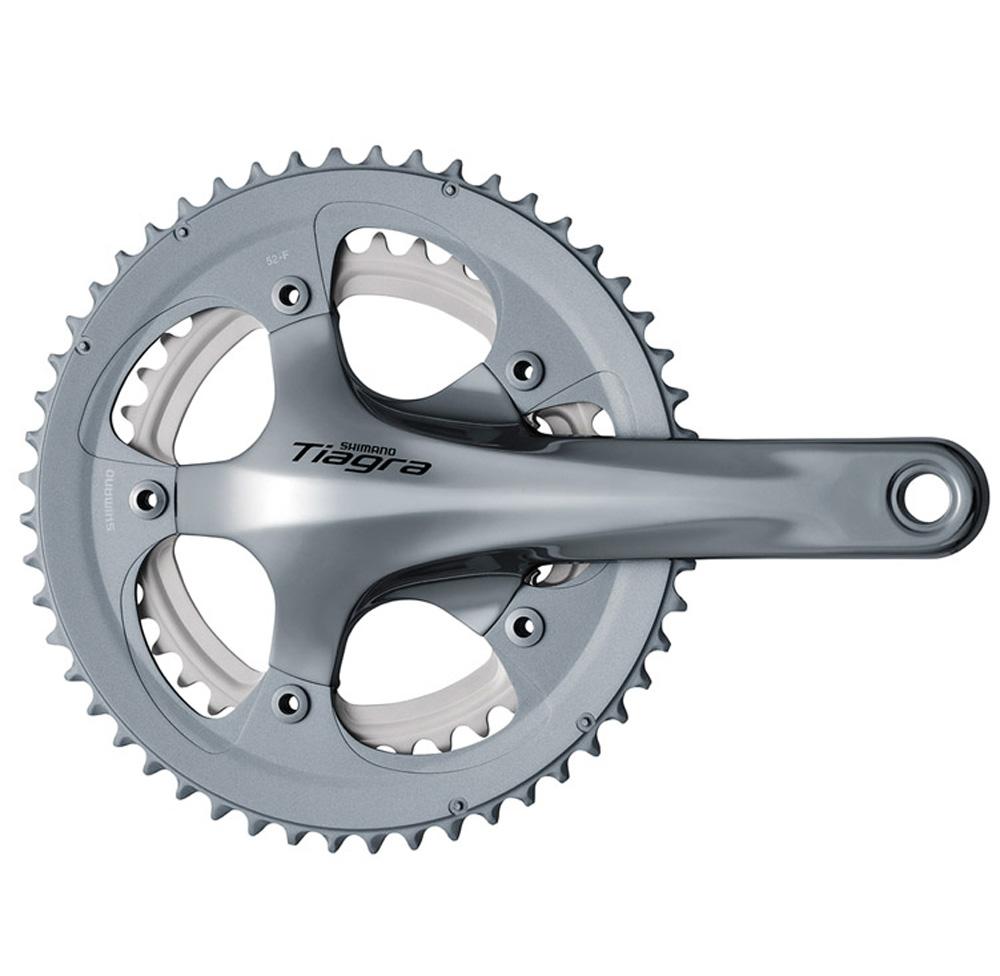 SHIMANO FC-4600 TIAGRA 175 52/39T 10SP w/o BB HOLLOWTECH II SLV