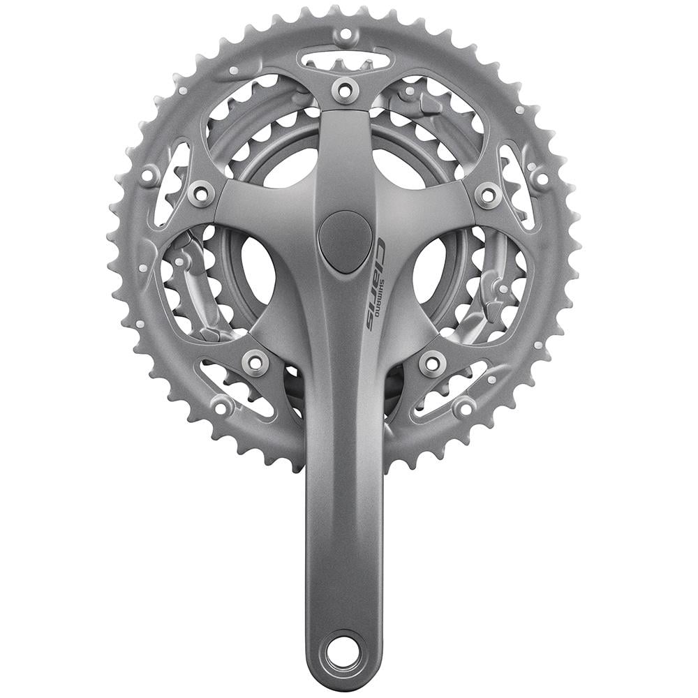 SHIMANO FC-2403 CLARIS 175 50/39/30T 8-SPEED w/o OCTALINK SILVER
