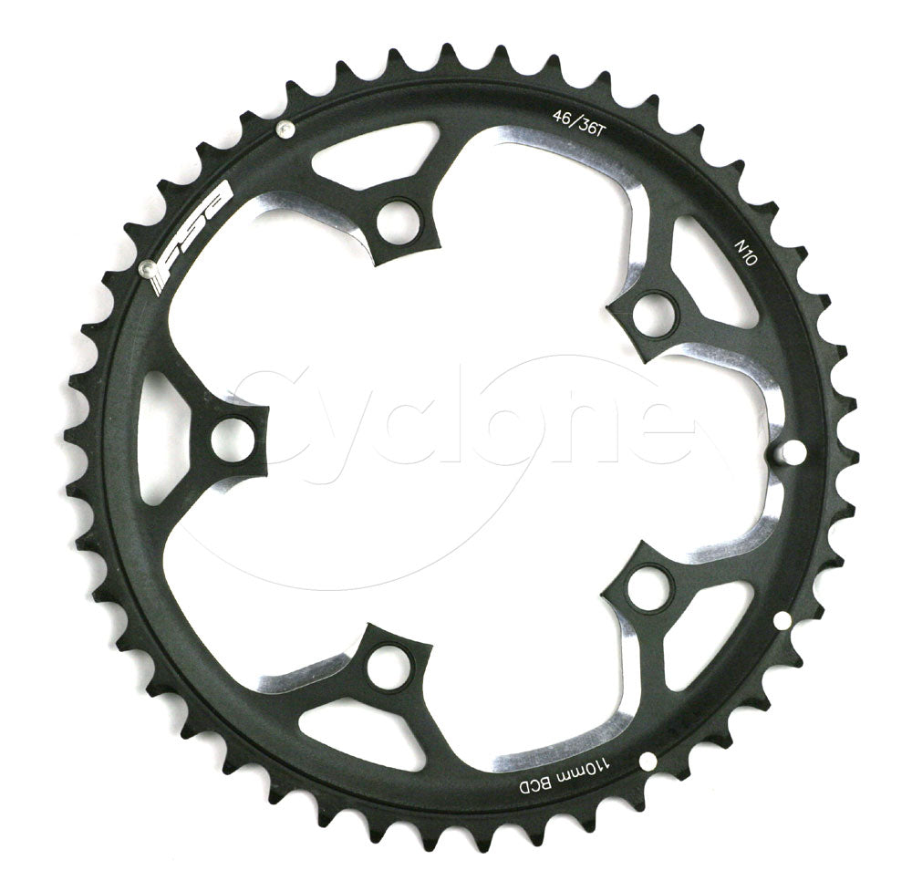 FSA ROAD ALLOY 110mm 46T BLK (N10)