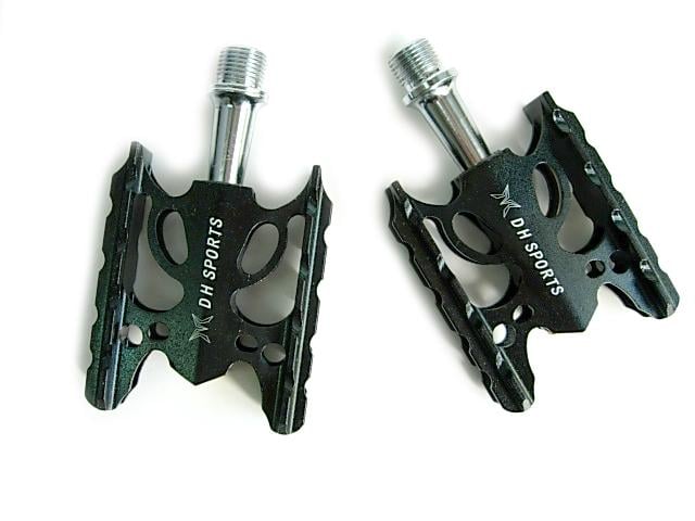 DHsports AL-101 XC Flat Pedals Black Sealed Bearing