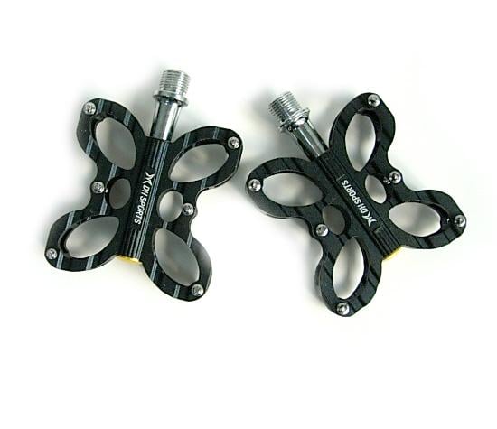DHsports ALNC-221 Flat Pedals Bicycle Black