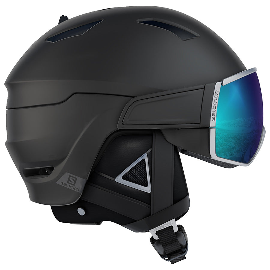 Salomon Driver Plus Helmet Black Silver Solar
