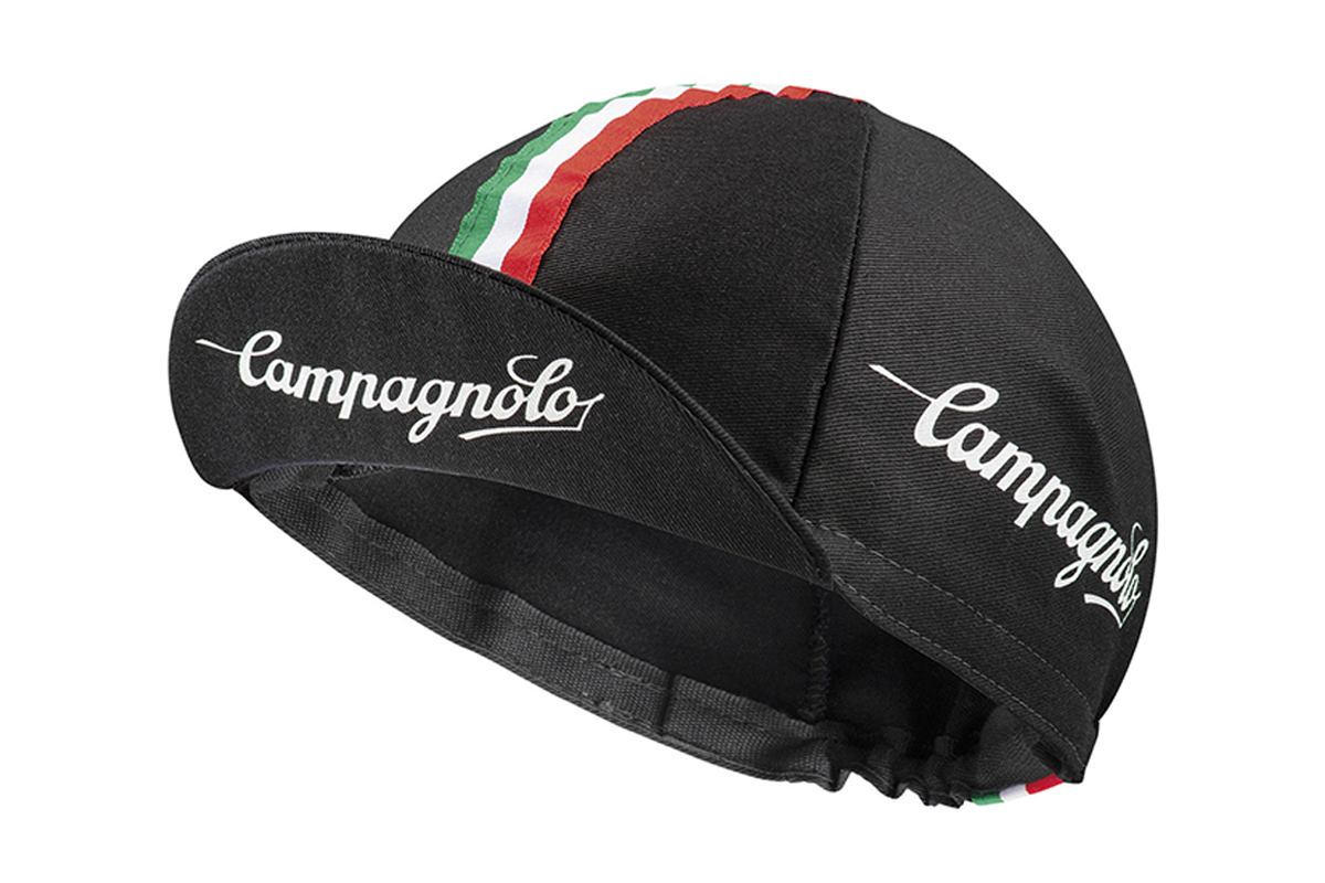 Campagnolo Classic Campagnolo Cycling Cap Black EC20-CPUBABIU