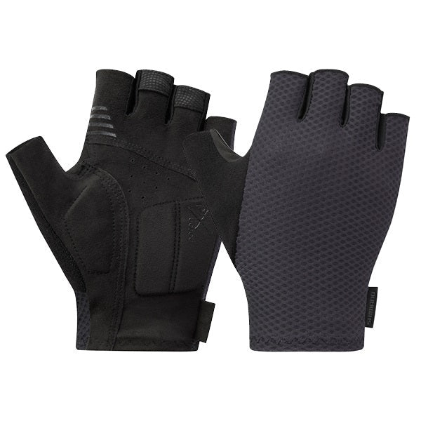 Shimano Gravel Half Finger Gloves Charcoal
