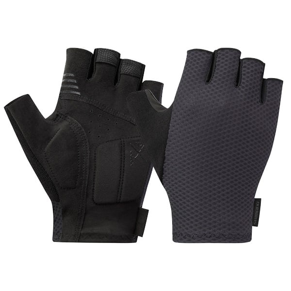 Shimano Gravel Half Finger Gloves Charcoal