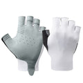 Shimano Advanced Half Finger Gloves White